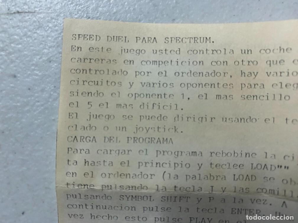 Videojuegos y consolas: 3D SPEED DUEL - VIDEOJUEGO SPECTRUM - Foto 5