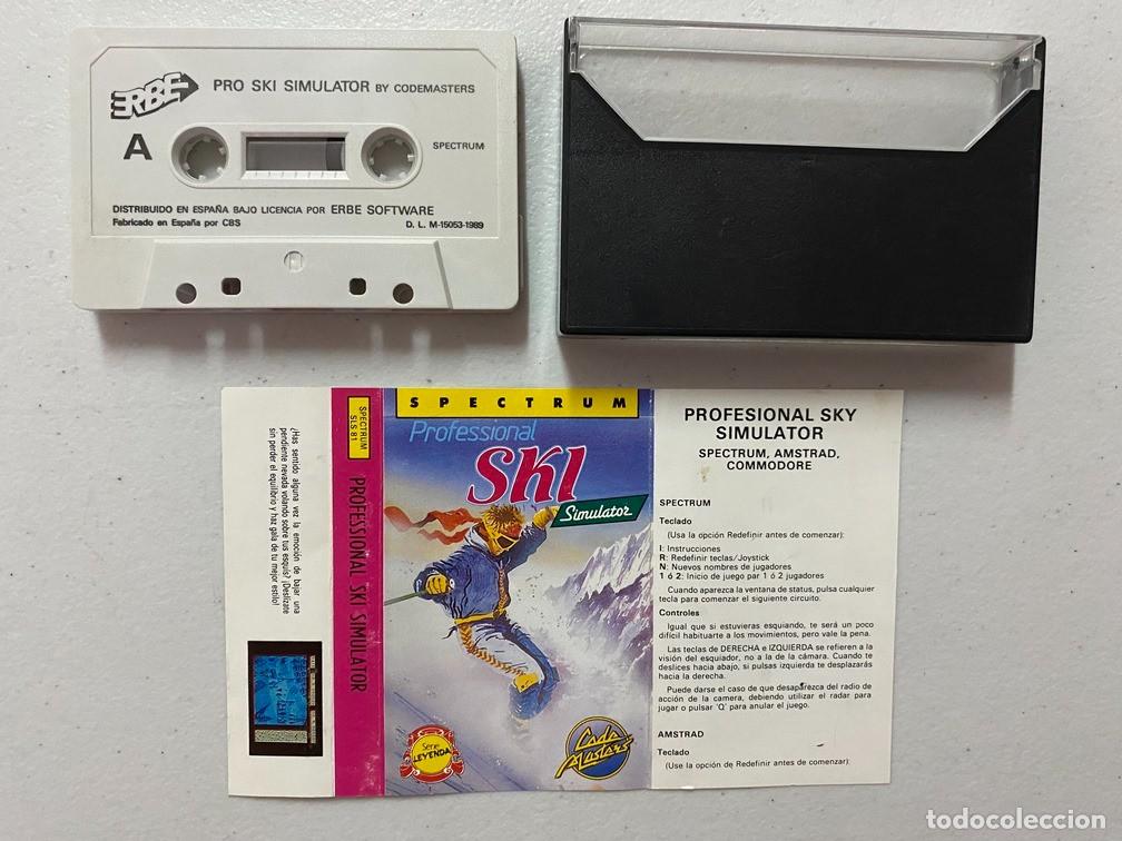 Videojuegos y consolas: PROFESSIONAL SKI SIMULATOR - VIDEOJUEGO SPECTRUM - Foto 2