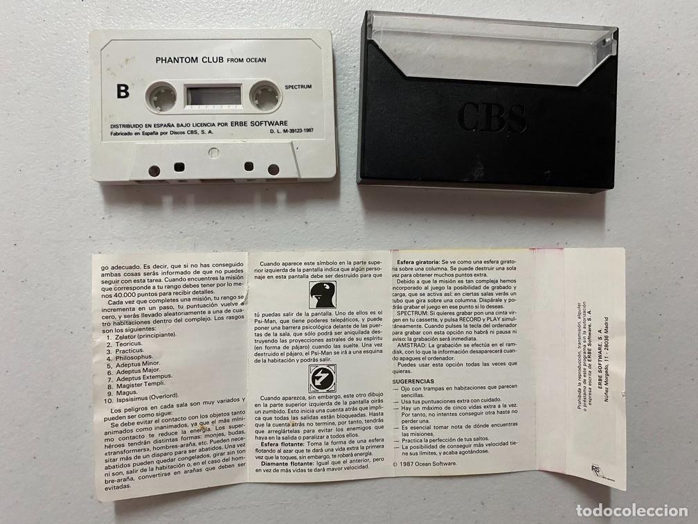 Videojuegos y consolas: PHANTOM CLUB - VIDEOJUEGO SPECTRUM - Foto 3