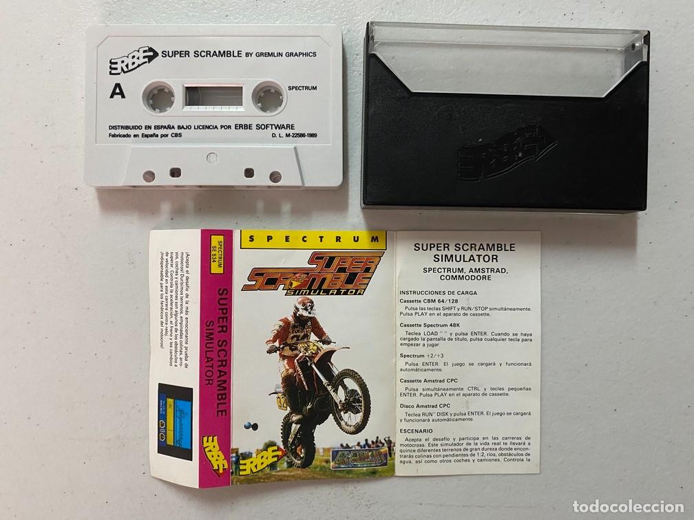 Videojuegos y consolas: SUPER SCRAMBLE SIMULATOR - VIDEOJUEGO SPECTRUM - Foto 2