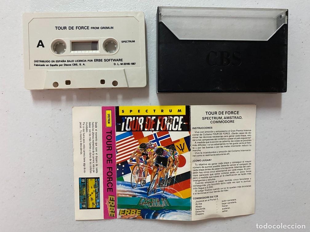Videojuegos y consolas: TOUR DE FORCE - VIDEOJUEGO SPECTRUM - Foto 2
