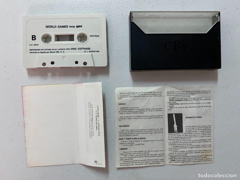 Videojuegos y consolas: WORLD GAMES - VIDEOJUEGO SPECTRUM - Foto 3