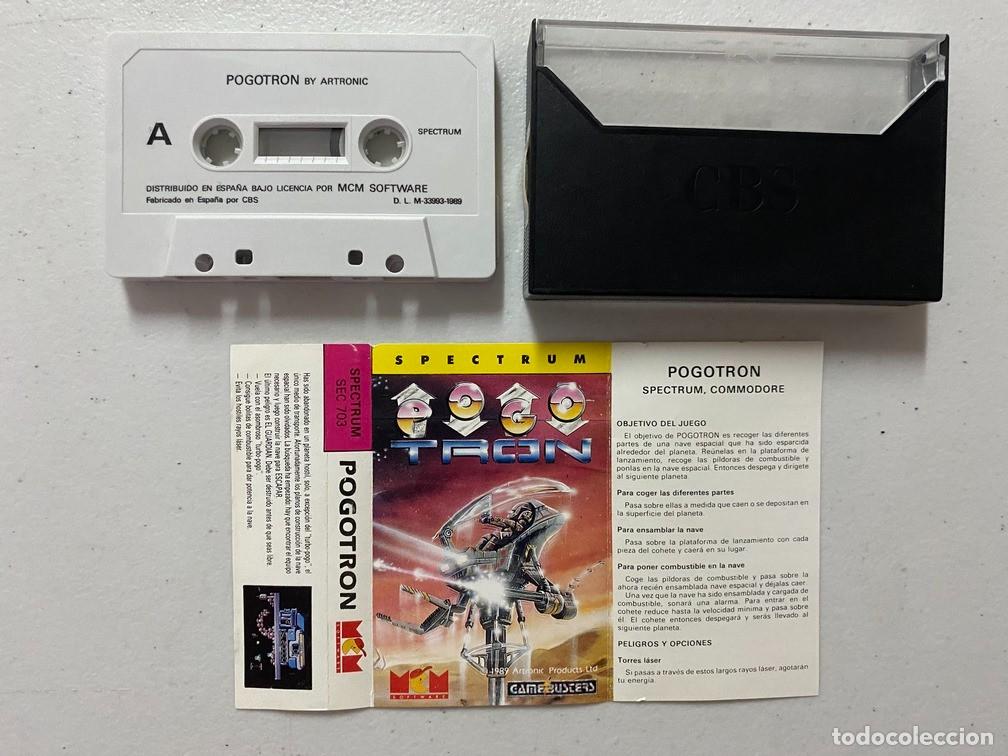 Videojuegos y consolas: POGOTRON - VIDEOJUEGO SPECTRUM - Foto 2