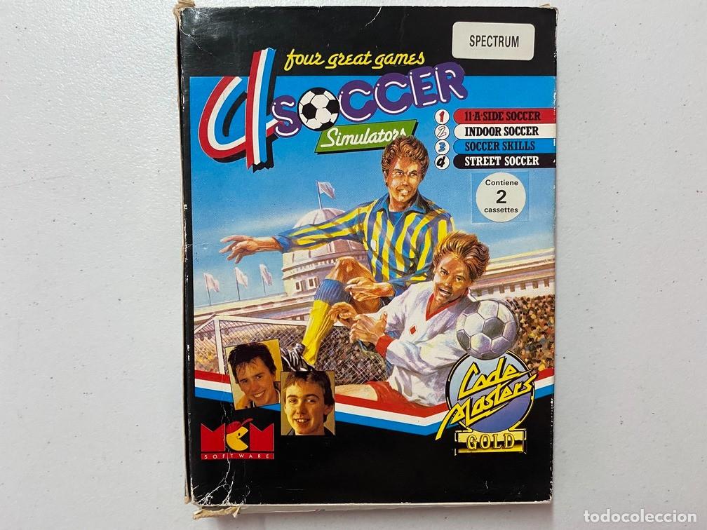 Videojuegos y consolas: 4 SOCCER SIMULATOR - VIDEOJUEGO SPECTRUM SINCLAIR - Foto 1