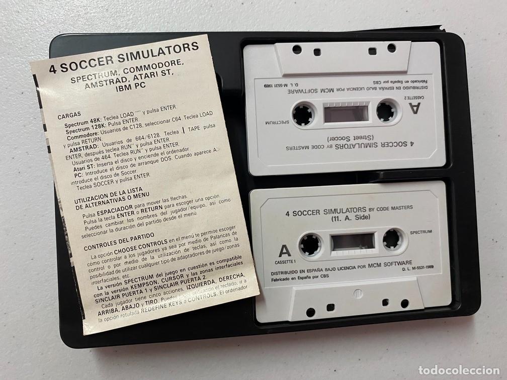 Videojuegos y consolas: 4 SOCCER SIMULATOR - VIDEOJUEGO SPECTRUM SINCLAIR - Foto 4