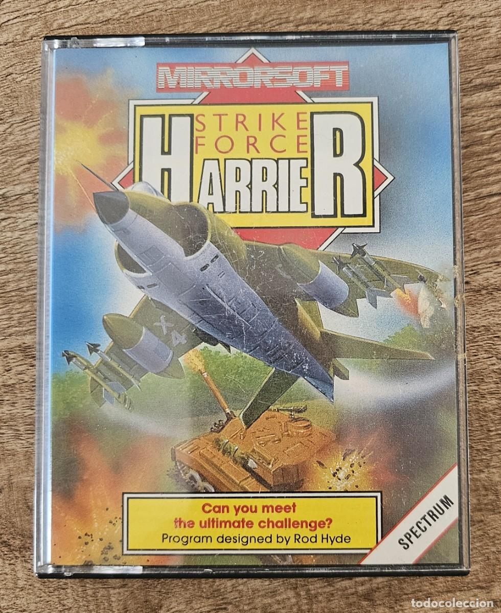 Videojuegos y consolas: SPECTRUM CINTA CASSETTE - STRIKE FORCE HARRIER - MIRRORSOFT - Foto 1