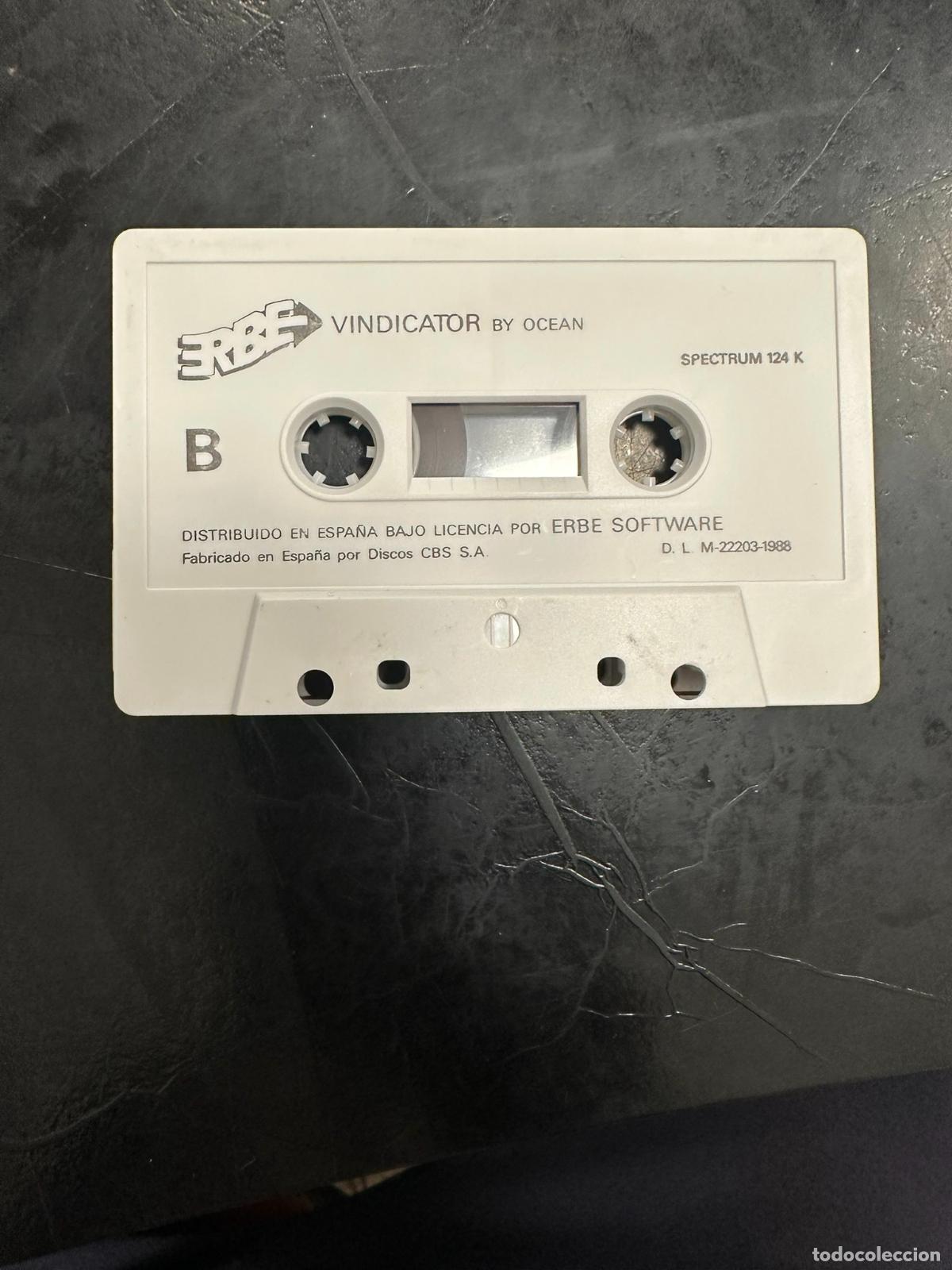 Videojuegos y consolas: THE VINDICATOR! ERBE IMAGINE SPECTRUM CASETE - Foto 2