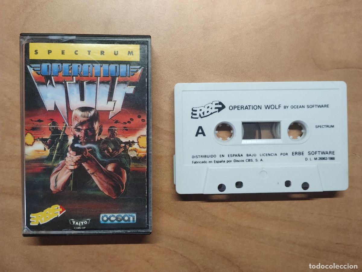 Videojuegos y consolas: Juego ZX Spectrum Operation Wolf - Foto 1