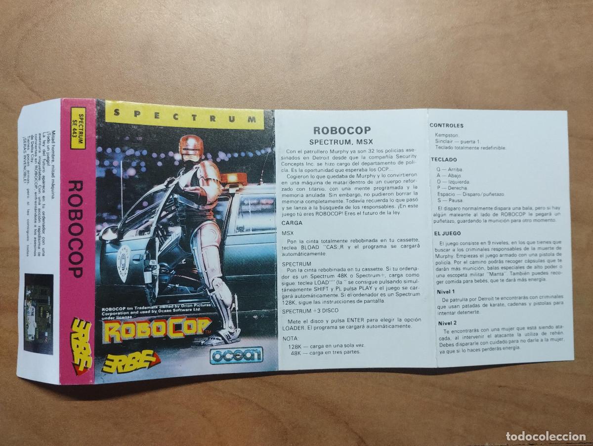 Videojuegos y consolas: Juego ZX Spectrum Robocop - Foto 2