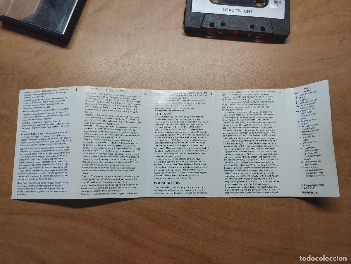 Videojuegos y consolas: Juego ZX Spectrum Flight Simulation - Foto 3