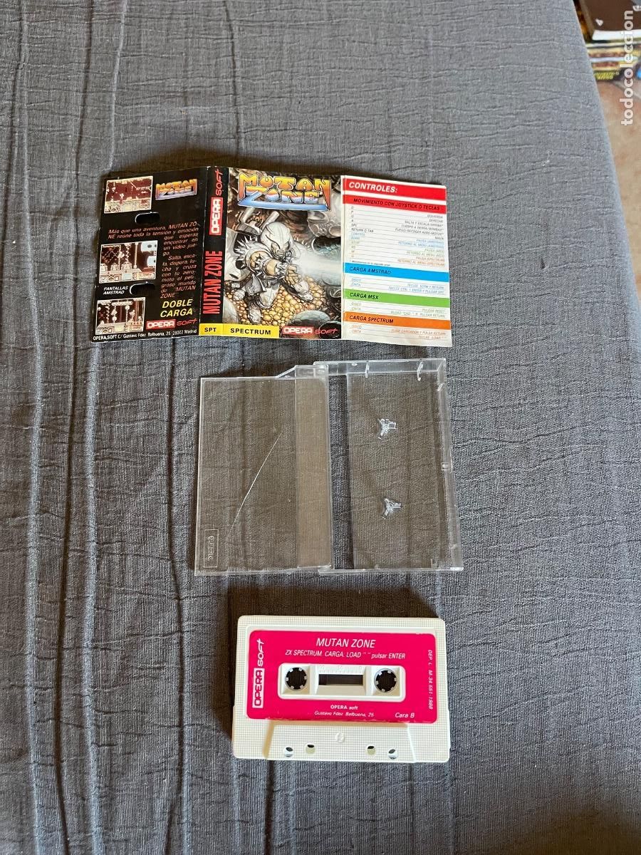 Videojuegos y consolas: Juego Mutan Zone Spectrum - Foto 2