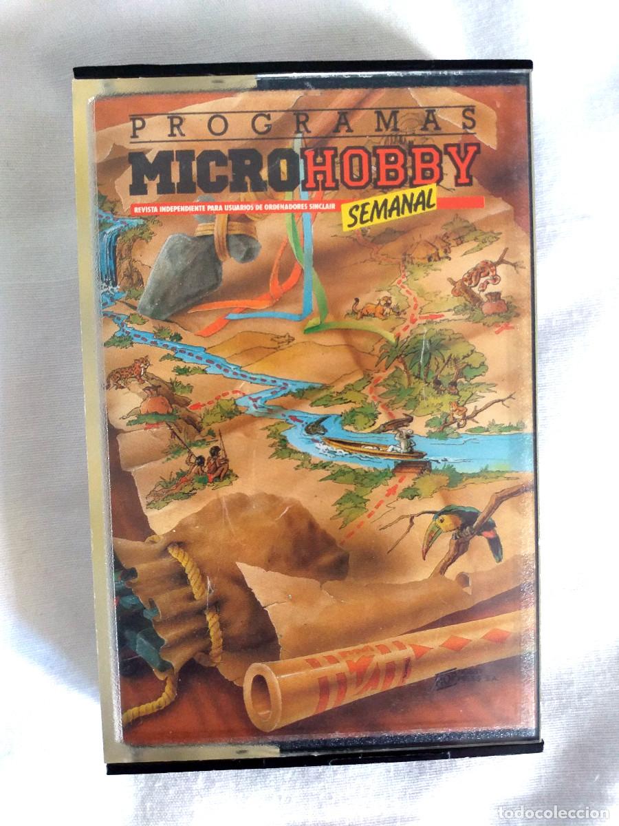 Videojuegos y consolas: Cassette Microhobby Semanal ZX Spectrum Programas 9-12 - Foto 1