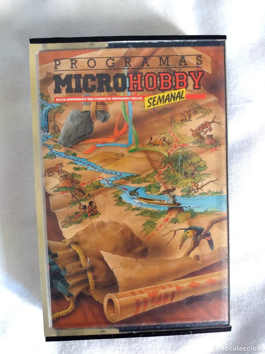 Videojuegos y consolas: Cassette Microhobby Semanal ZX Spectrum Programas 9-12 - Foto 2