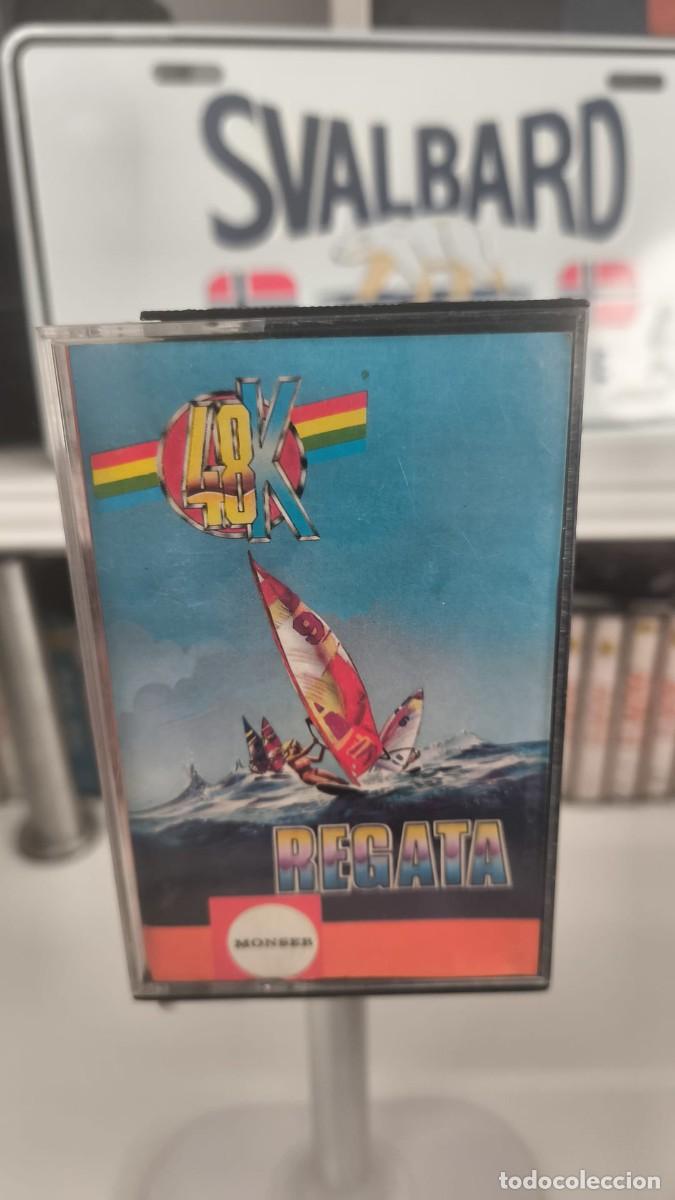 Videojuegos y consolas: Regata Juego 48K Sepectrum (Cassette) - Foto 1