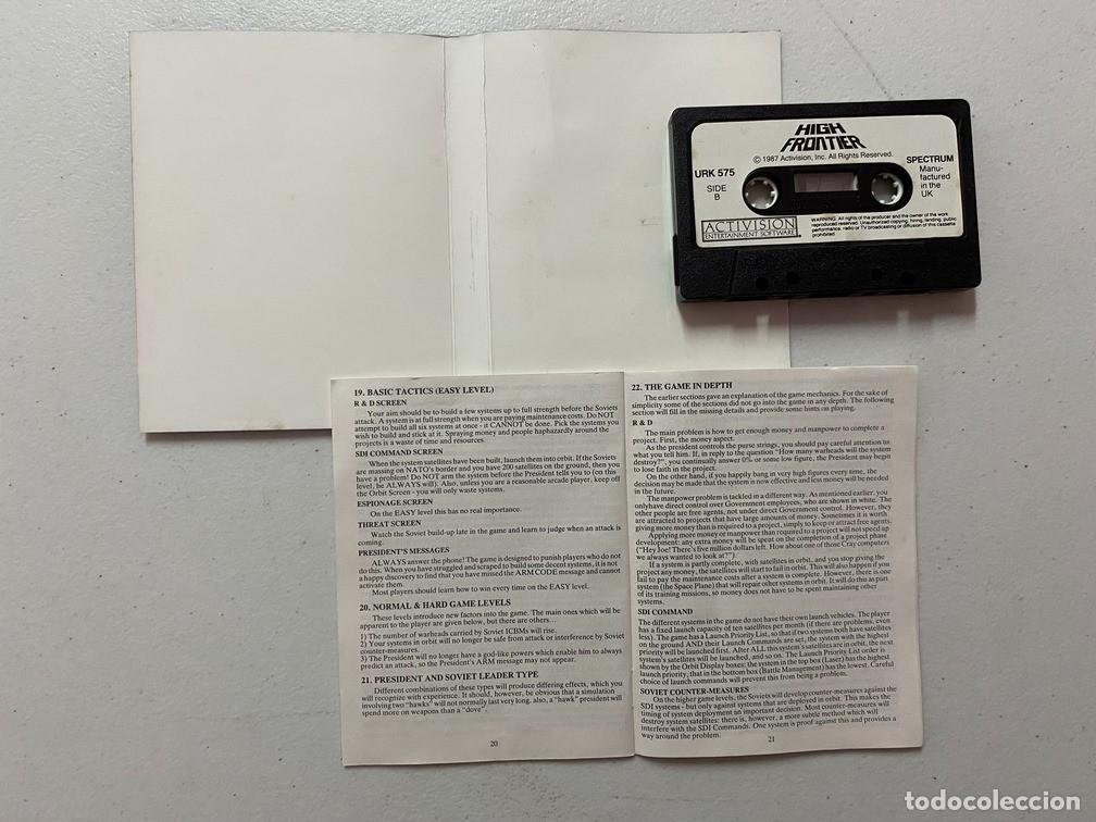 Videojuegos y consolas: HIGH FRONTIER - VIDEOJUEGO SINCLAIR ZX SPECTRUM - Foto 4
