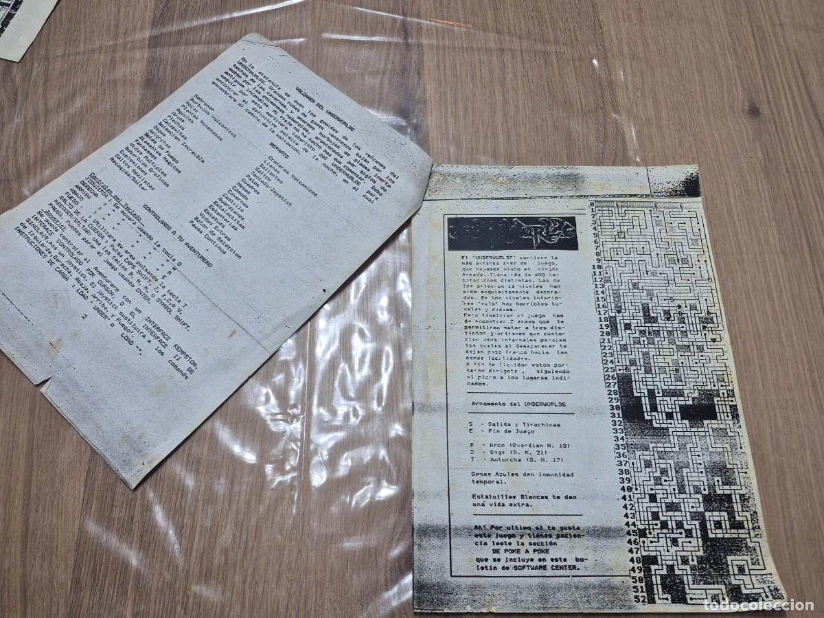 Videojuegos y consolas: MANUAL E INTRUCCIONES DEL JUEGO UNDERWURLDE - Foto 2