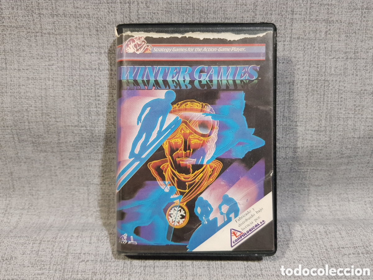 Videojuegos y consolas: SPECTRUM 48k WINTER GAMES EPYX COMPUTER SOFTWARE COMPULOGICAL S.A. 1985 - Foto 1