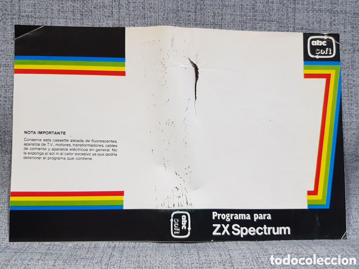 Videojuegos y consolas: ZX SPECTRUM ABC SOFT. ESTUCHE Y DOCUMENTO DE GARANT&Iacute;A - Foto 13