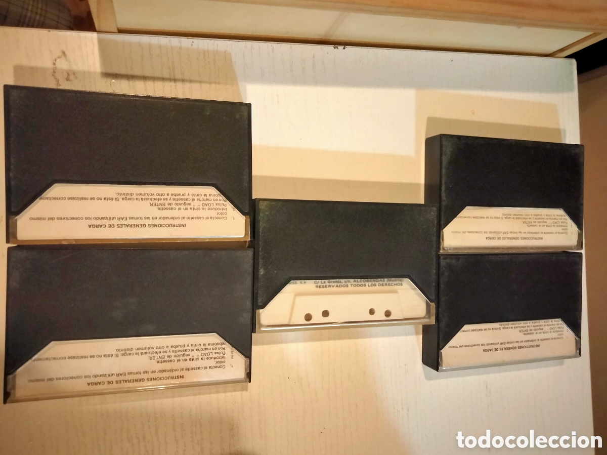 Videojuegos y consolas: Lote 5 cassette programas juegos Microhobby para y/o spectrum - Foto 3