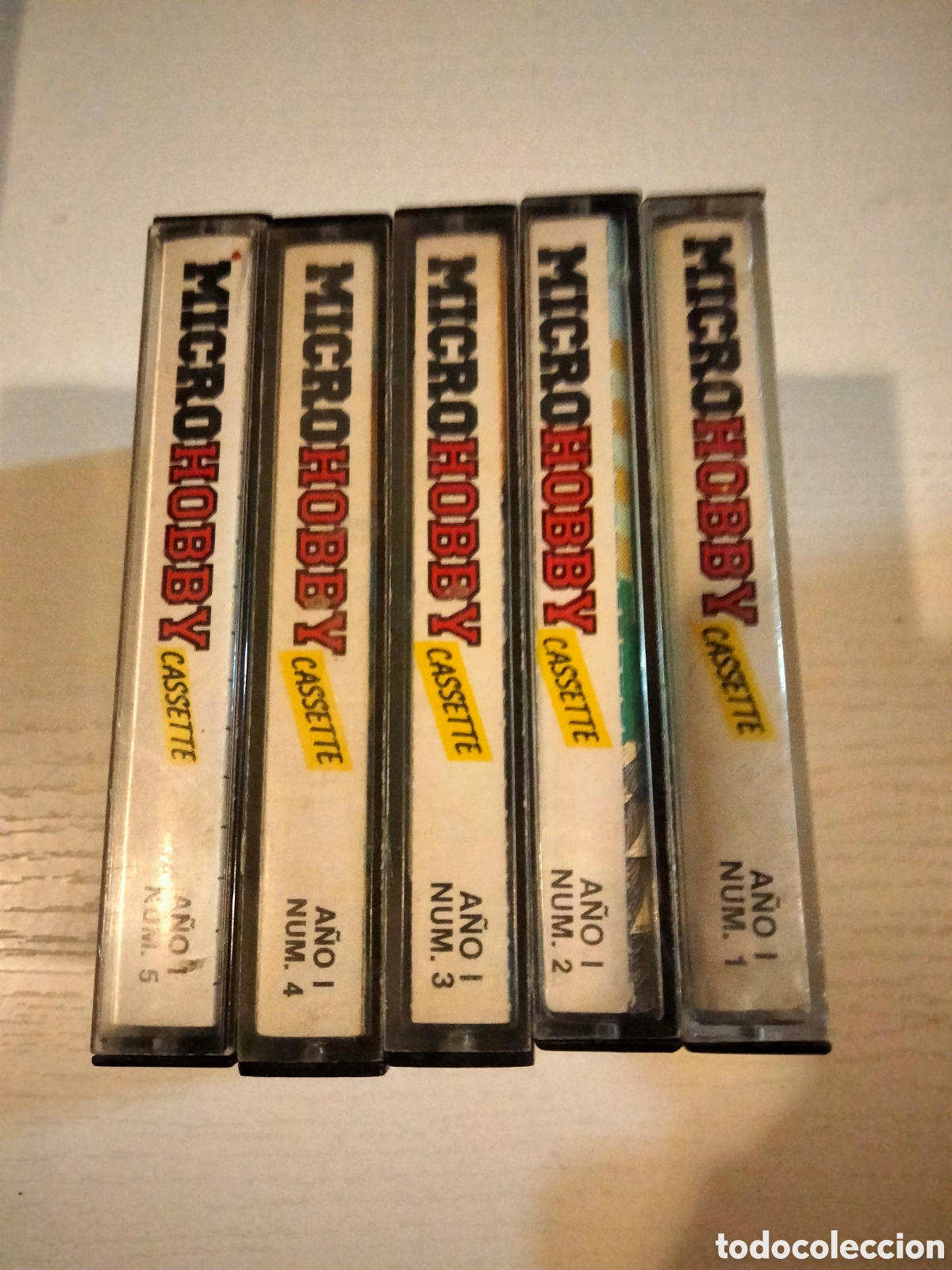 Videojuegos y consolas: Lote 5 cassette programas juegos Microhobby para y/o spectrum - Foto 1