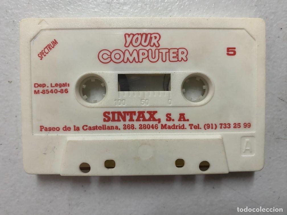 Videojuegos y consolas: YOUR COMPUTER 5 - S&Oacute;LO CINTA - SPECTRUM VIDEOJUEGO - Foto 1