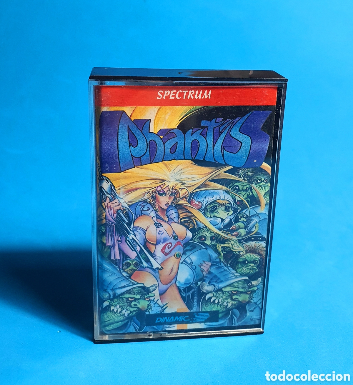 Videojuegos y consolas: JUEGO PHANTIS DINAMIC SOFTWARE ESPA&Ntilde;A 1987 SINCLAIR SPECTRUM CASSETTE ORIGINAL - Foto 2