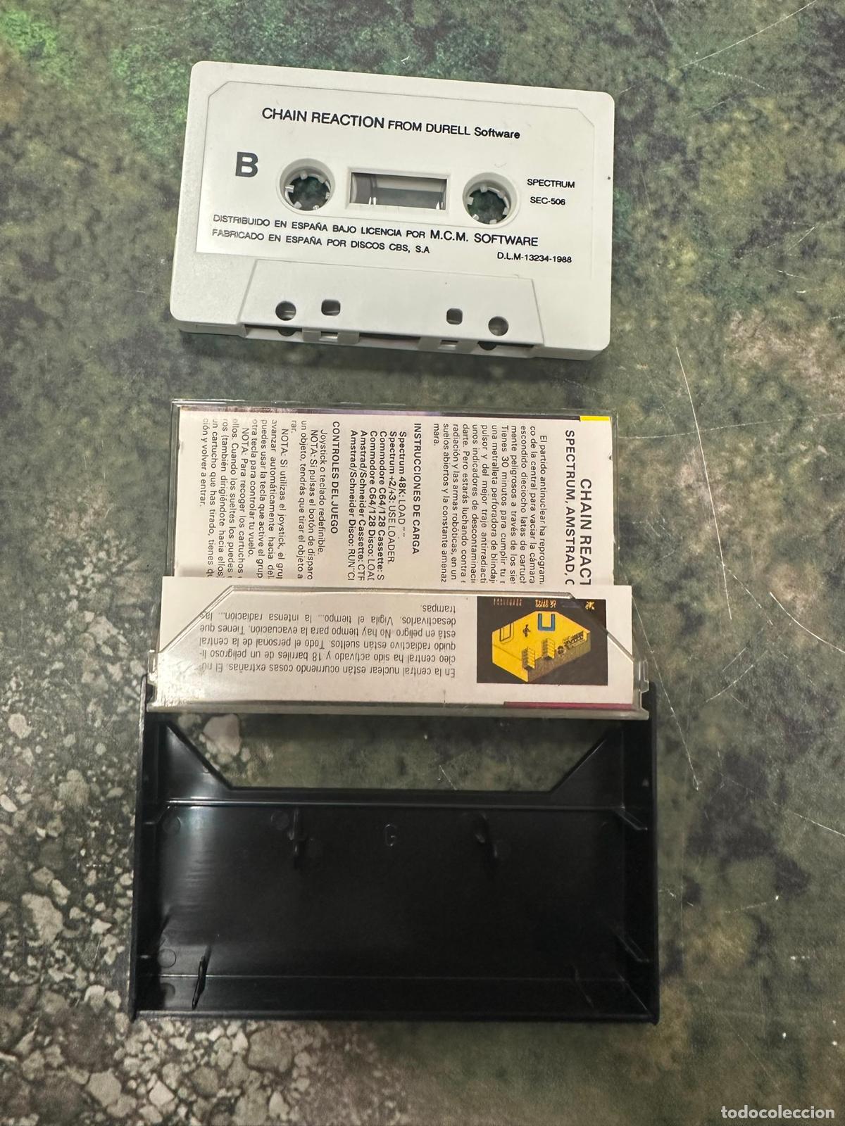 Videojuegos y consolas: Chain Reaction - ZX Spectrum - - Foto 4