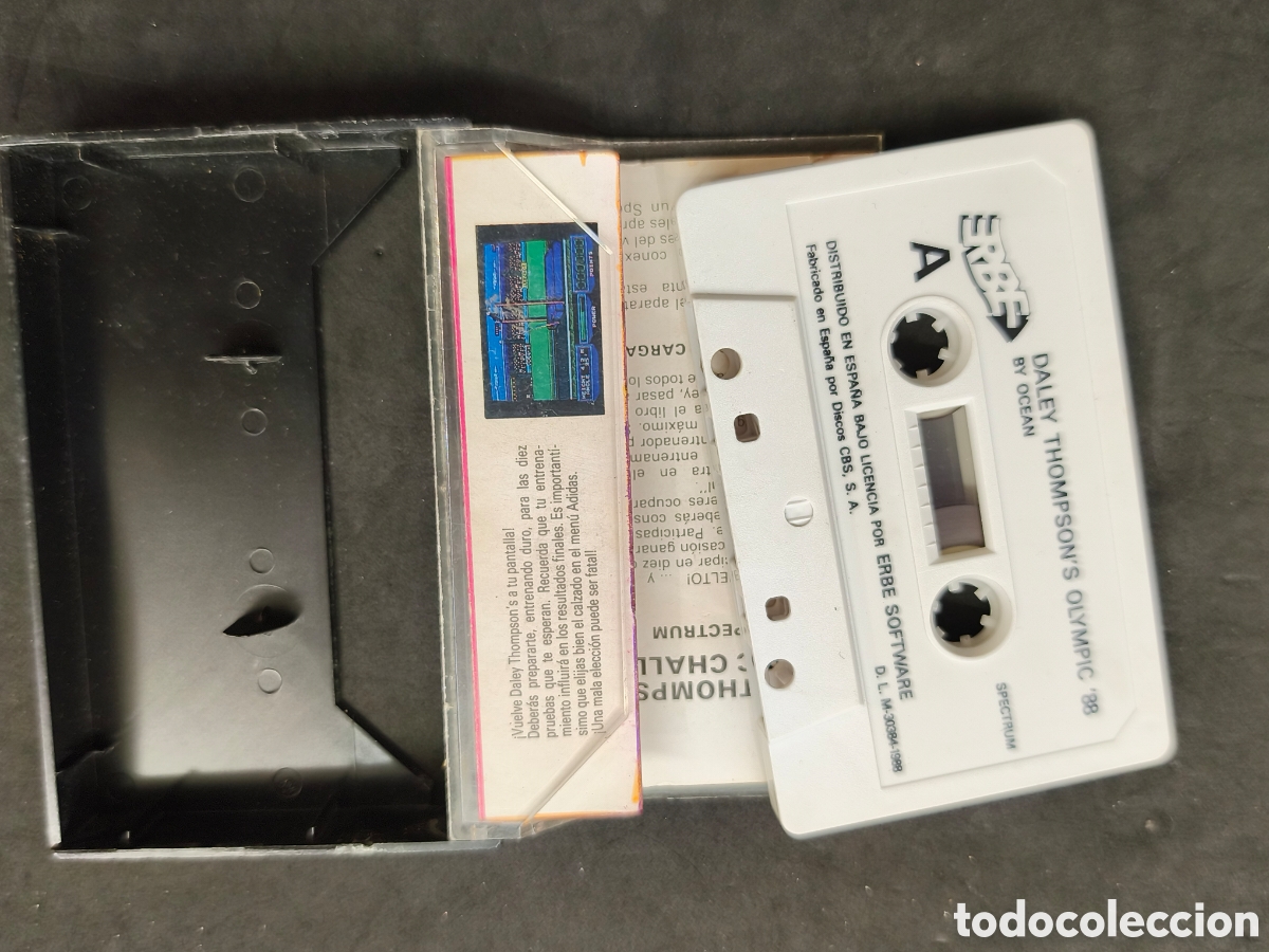 Videojuegos y consolas: Spectrum Dale Thompsons olympic 88 - Foto 3