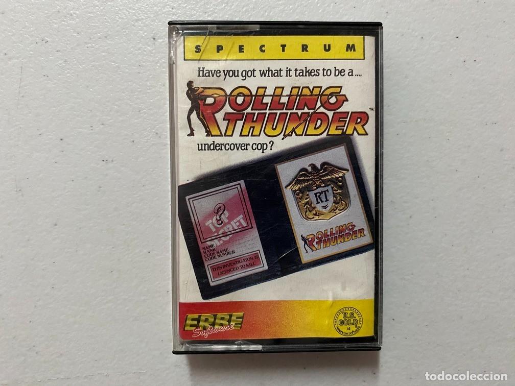 Videojuegos y consolas: ROLLING THUNDER - VIDEOJUEGO SINCLAIR ZX SPECTRUM - Foto 1