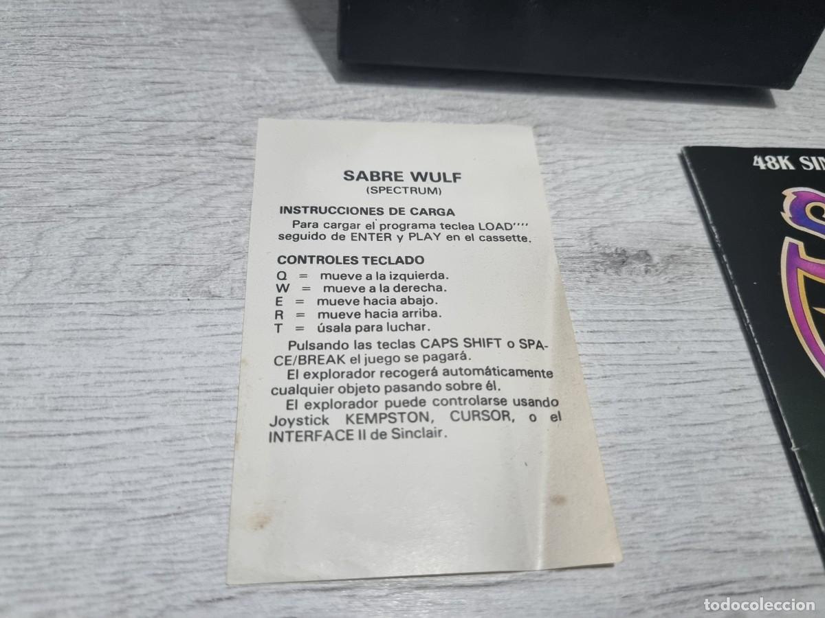 Videojuegos y consolas: Juego Sabr&eacute; Wulf para Spectrum - Foto 4