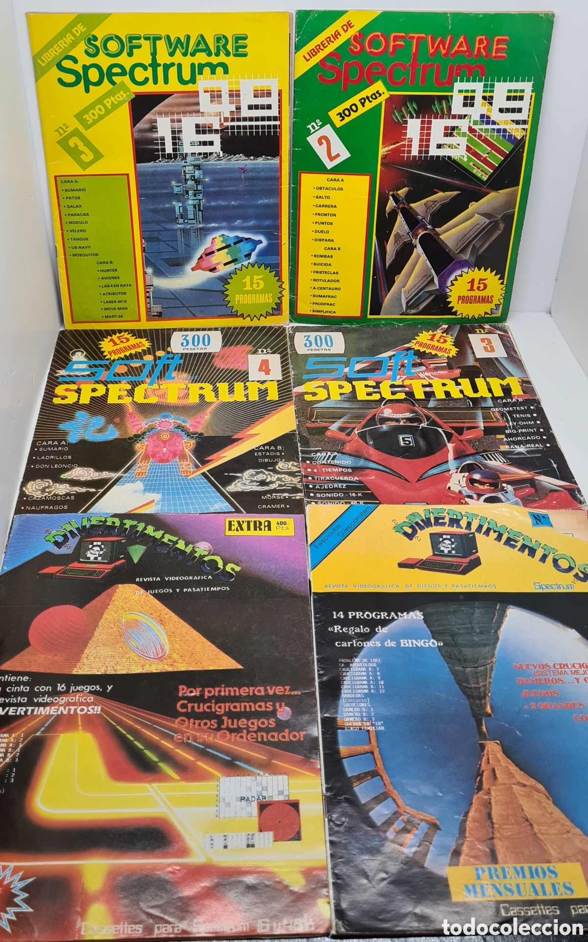 Videojuegos y consolas: 6 REVISTAS SOFT SOFWARE SPECTRUM DIVERTIMENTOS - Foto 1