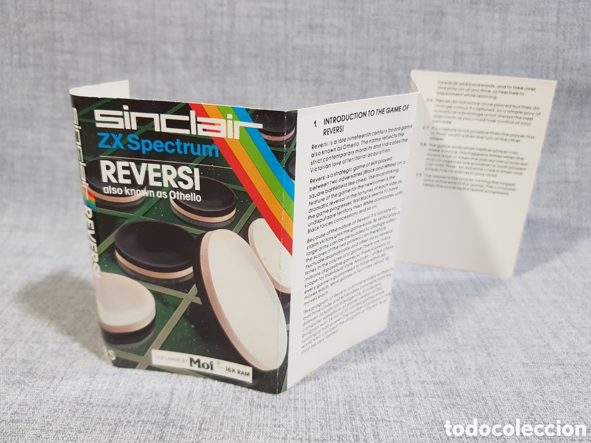 Videojuegos y consolas: SINCLAIR ZX SPECTRUM REVERSI / BACKGAMMON / COOKIE - Foto 9