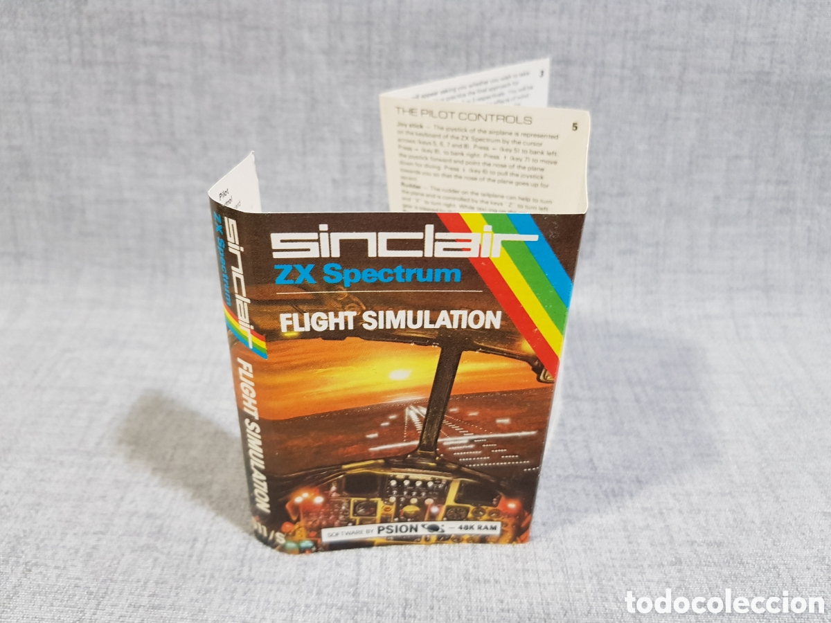 Videojuegos y consolas: SINCLAIR ZX SPECTRUM FLIGHT SIMULATOR PSION SOFTWARE - Foto 5