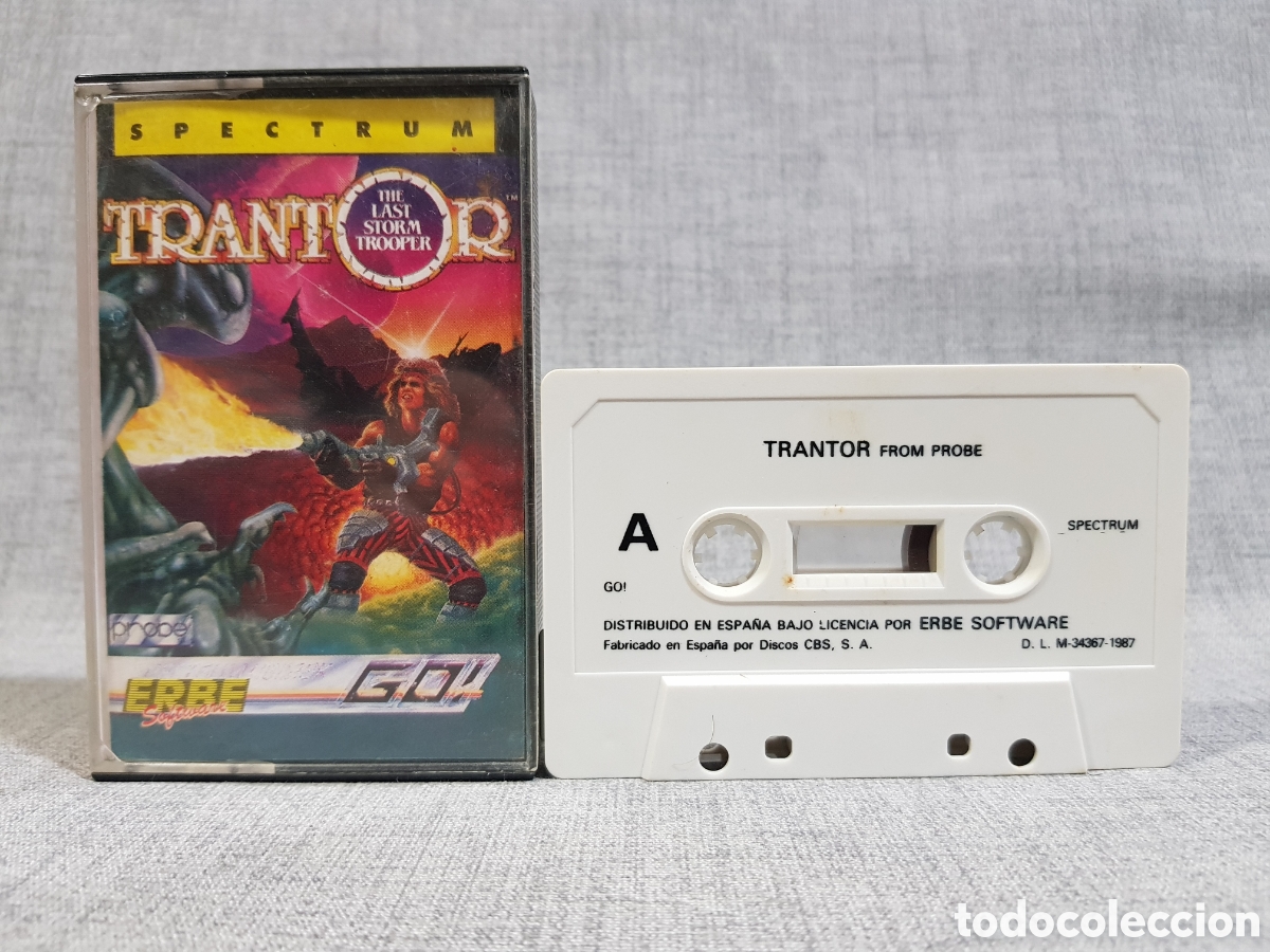 Videojuegos y consolas: SPECTRUM TRANTOR THE LAST STORM TROOPER ERBE - Foto 2