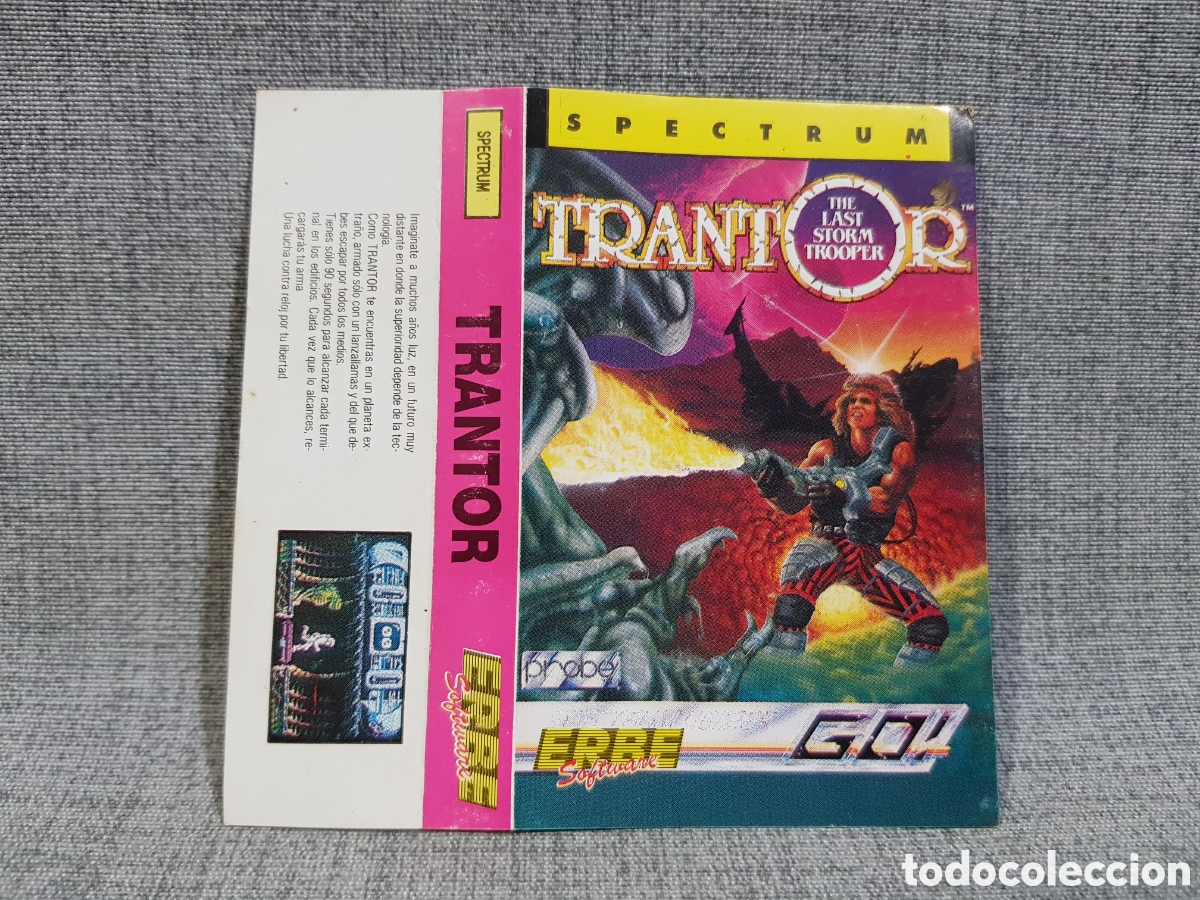 Videojuegos y consolas: SPECTRUM TRANTOR THE LAST STORM TROOPER ERBE - Foto 5