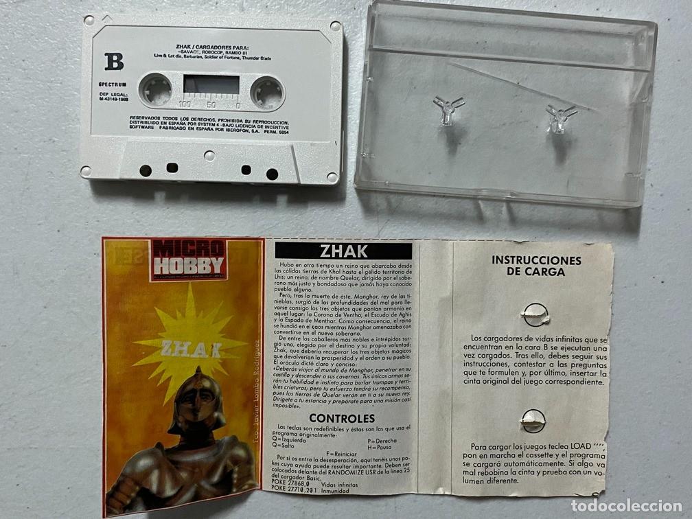 Videojuegos y consolas: MICROHOBBY 3 TOTAL ECLIPSE Y ZHACK - VIDEOJUEGO SINCLAIR ZX SPECTRUM - Foto 5