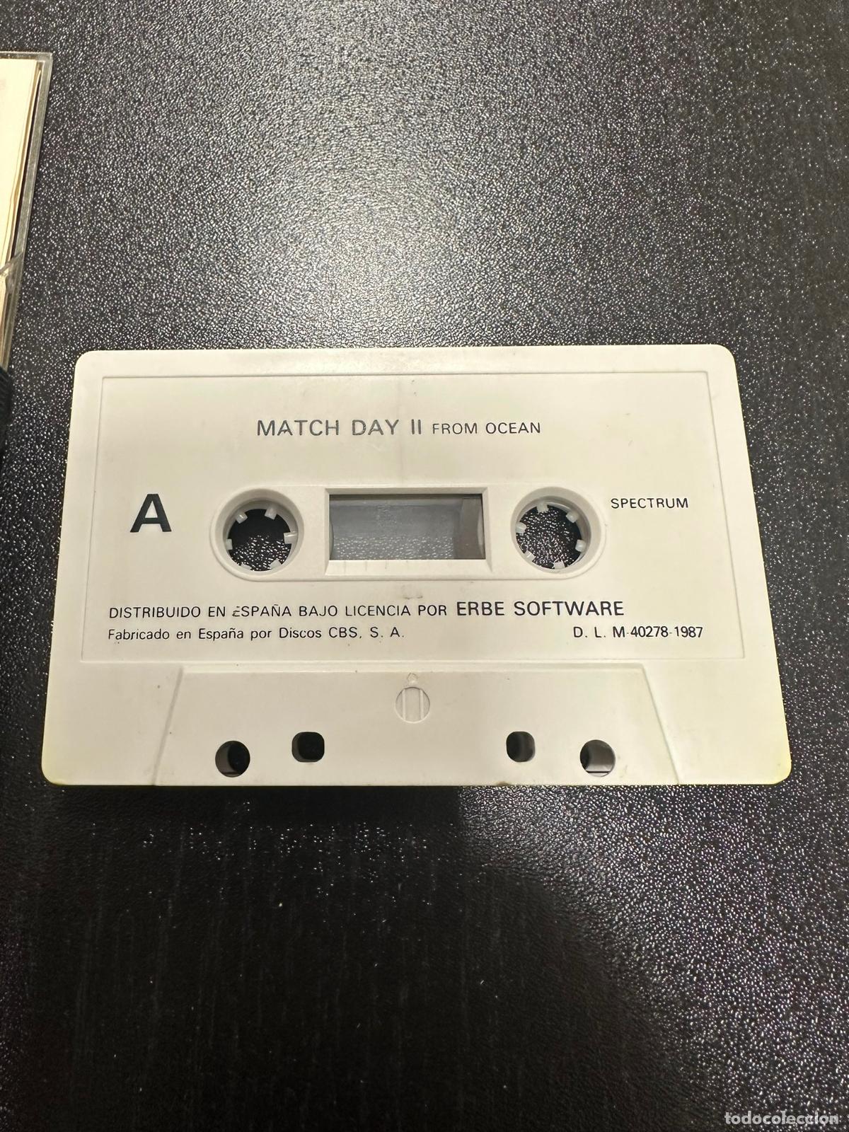 Videojuegos y consolas: MATCH DAY II SPECTRUM ERBE SOFTWARE - Foto 4