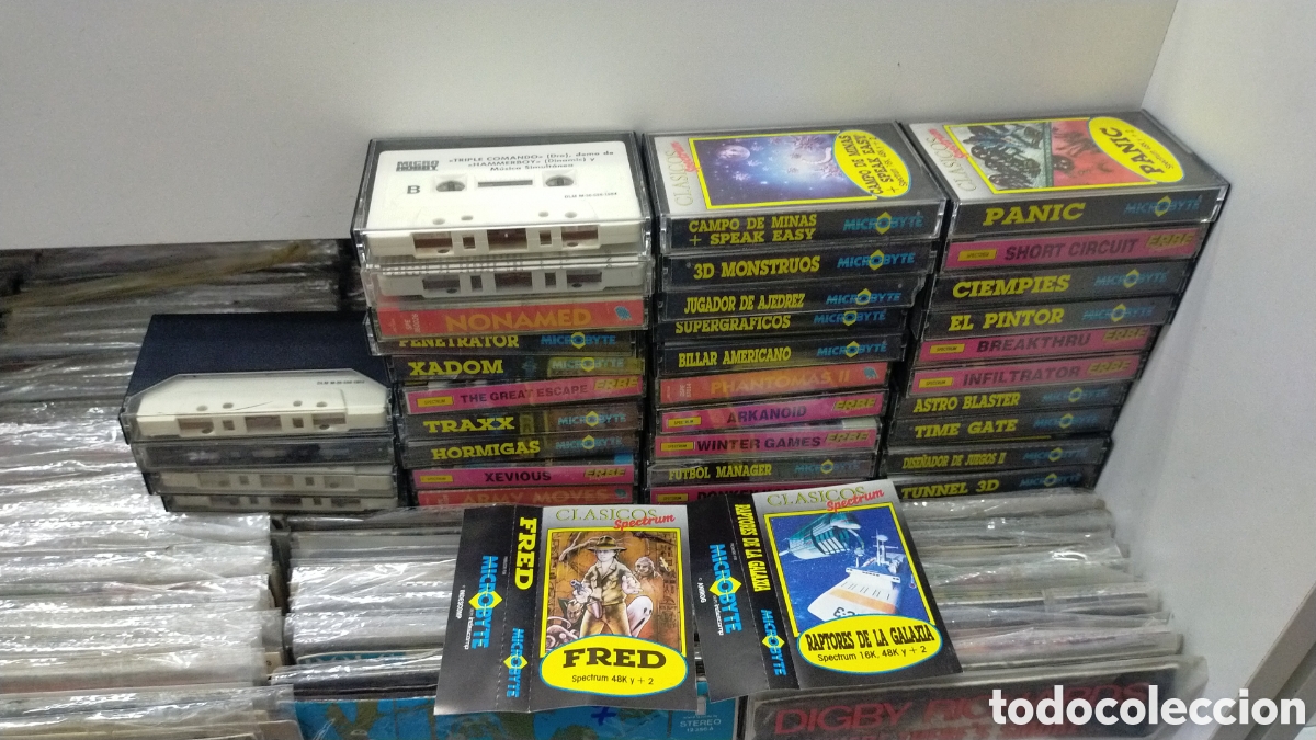 Videojuegos y consolas: Lote 38 juegos spectrum - Foto 1
