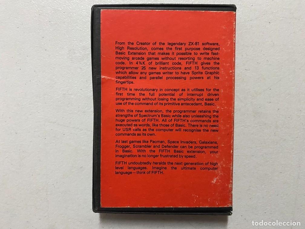 Videojuegos y consolas: FIFTH - BASIC EXTENSION FOR GAMES WRITING - VIDEOJUEGO SPECTRUM - Foto 2
