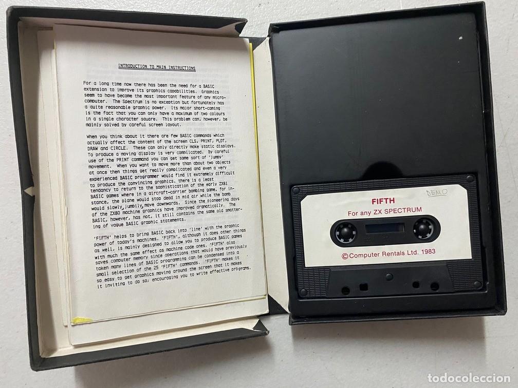 Videojuegos y consolas: FIFTH - BASIC EXTENSION FOR GAMES WRITING - VIDEOJUEGO SPECTRUM - Foto 4