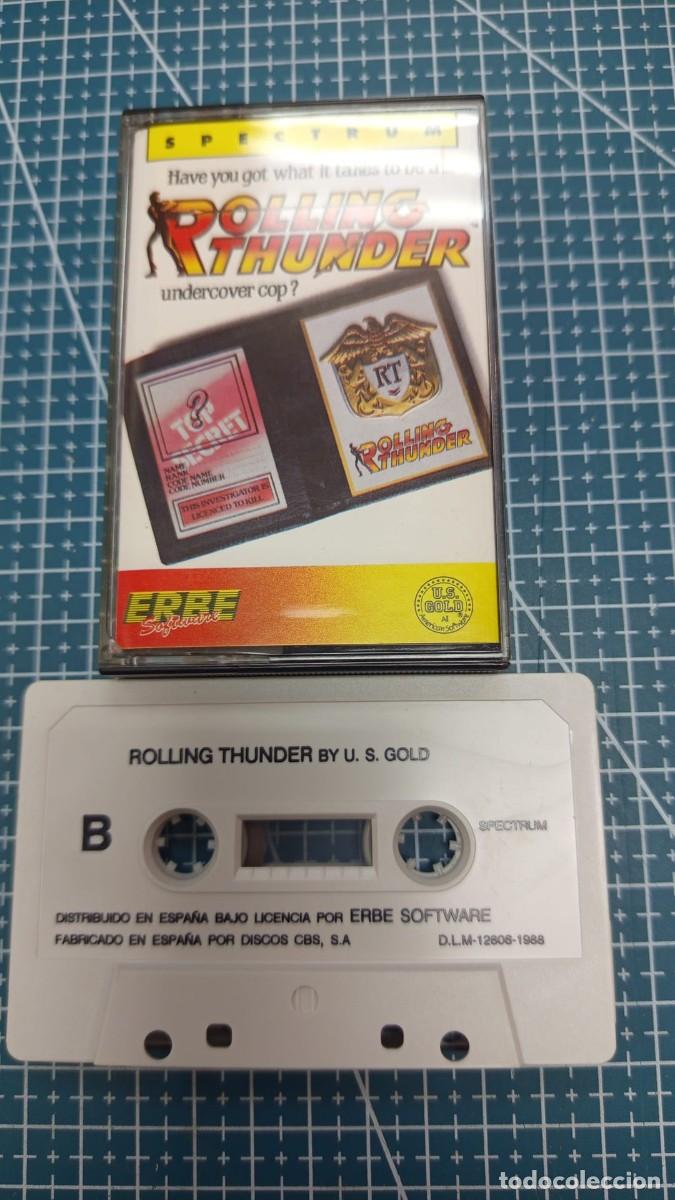 Videojuegos y consolas: JUEGO SPECTRUM ROLLING THUNDER - Foto 1