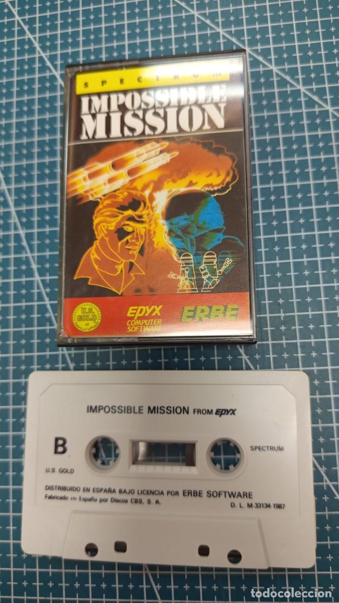 Videojuegos y consolas: JUEGO SPECTRUM IMPOSSIBLE MISSION - Foto 1
