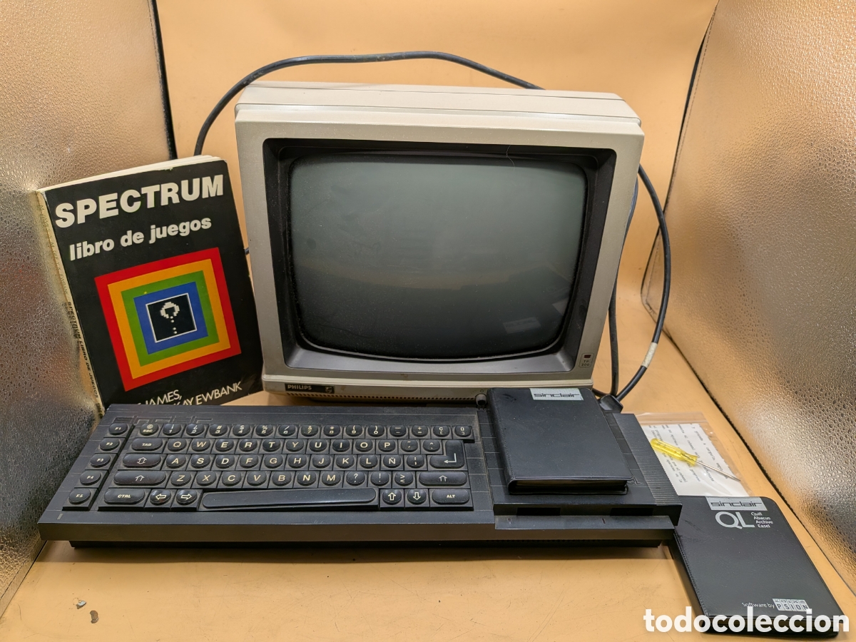 Videojuegos y Consolas: SINCLAIR QL 1987 COLECCI&Oacute;N