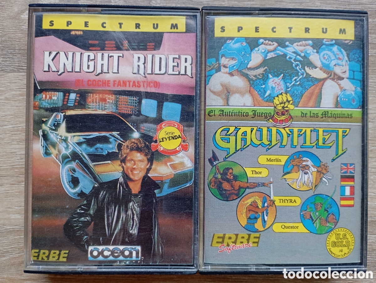 Videojuegos y Consolas: Knight Rider Coche Fant&aacute;stico y Gauntlet Spectrum