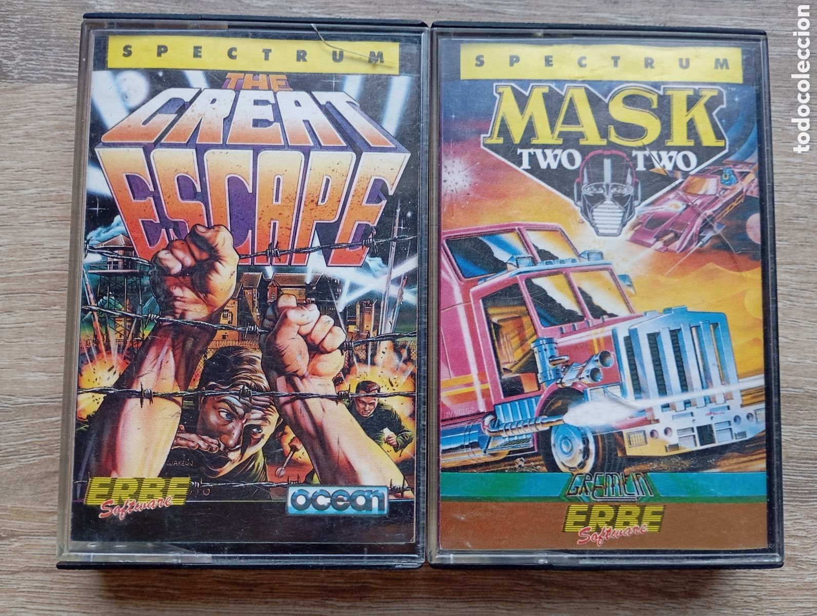 Videojuegos y Consolas: The great escape y Mask two Spectrum