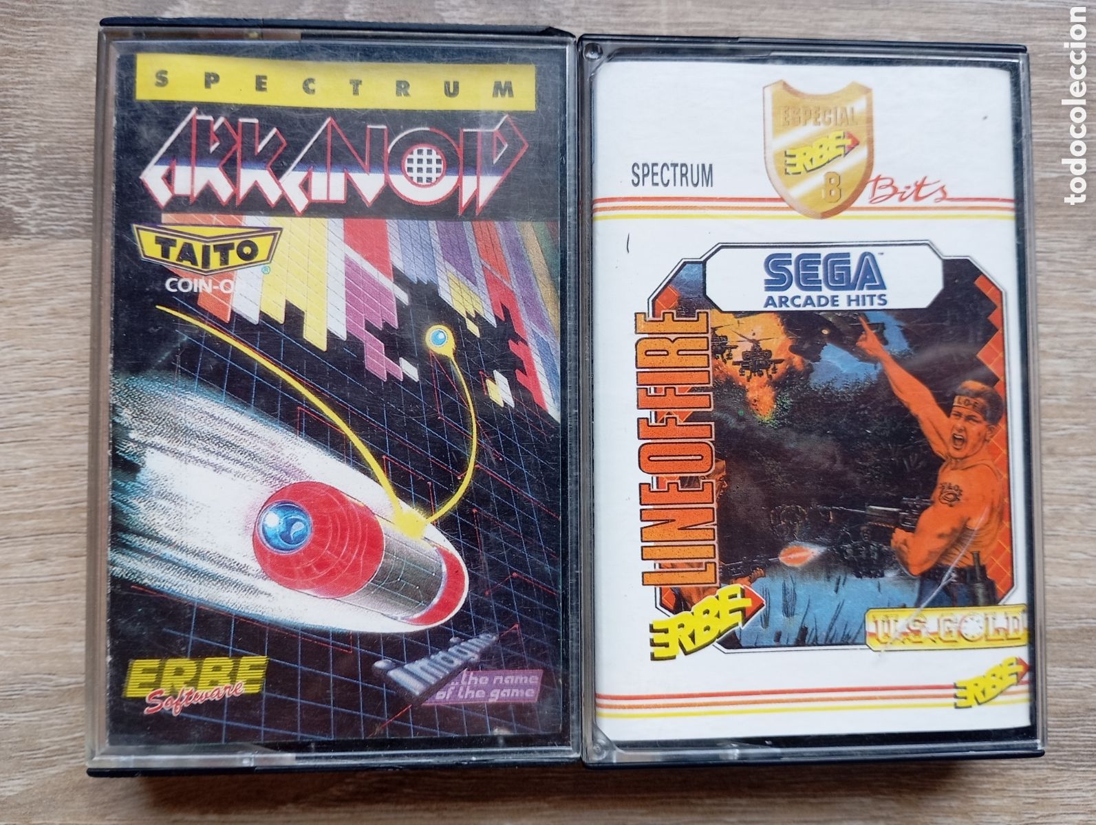 Videojuegos y Consolas: Arkanoid y Line of Fire Spectrum