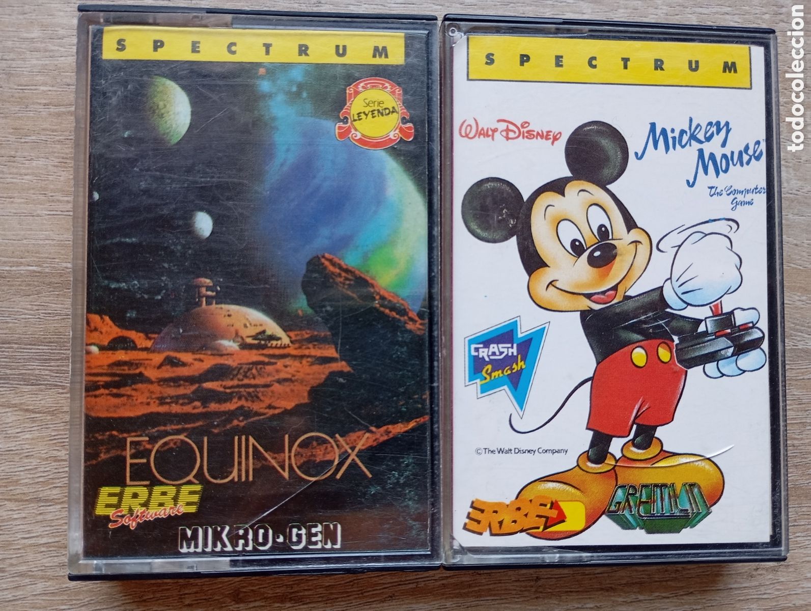 Videojuegos y Consolas: Mickey Mouse y Equinox Spectrum