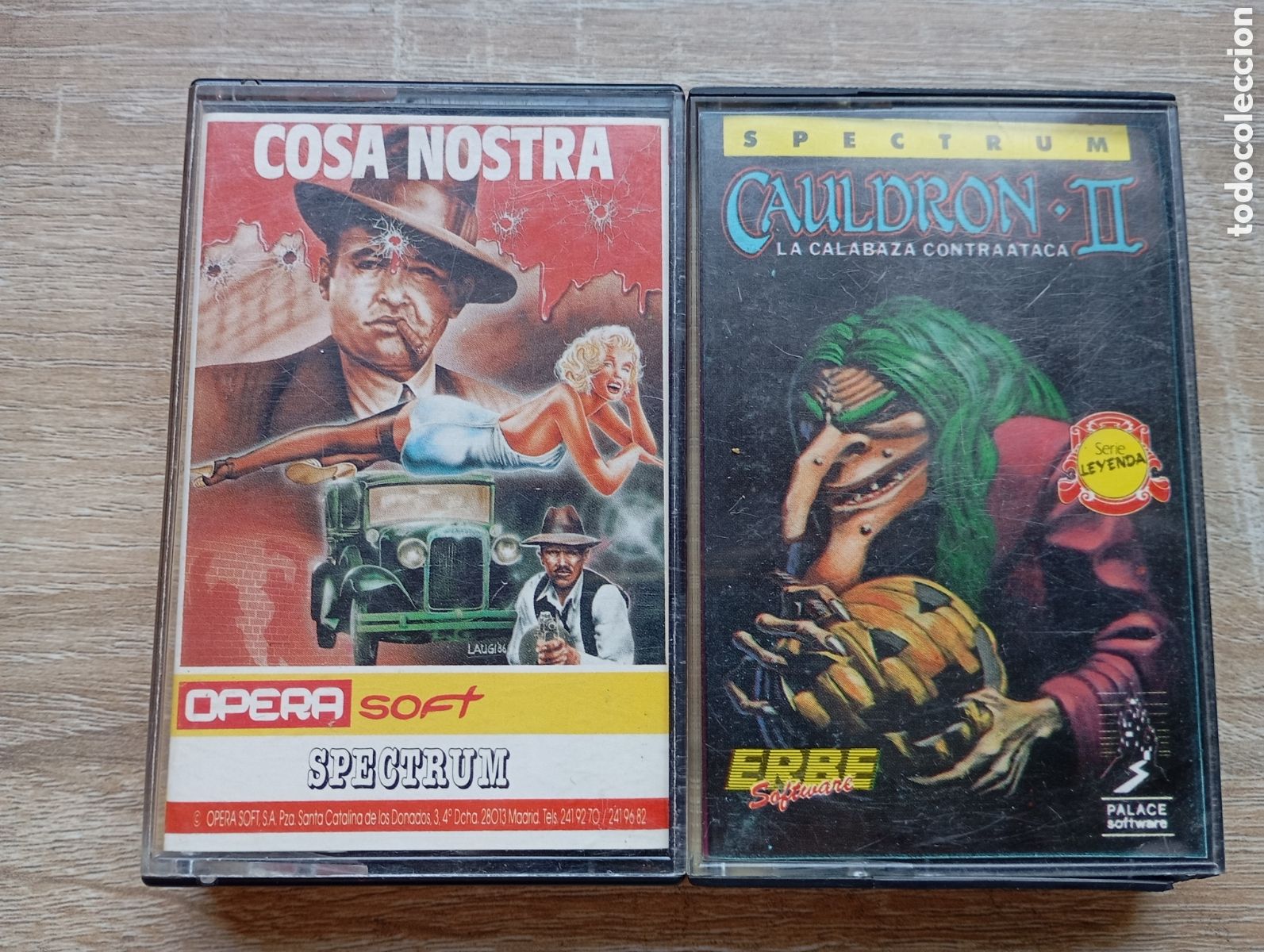 Videojuegos y Consolas: Cosa Nostra y Cauldron 2 Spectrum