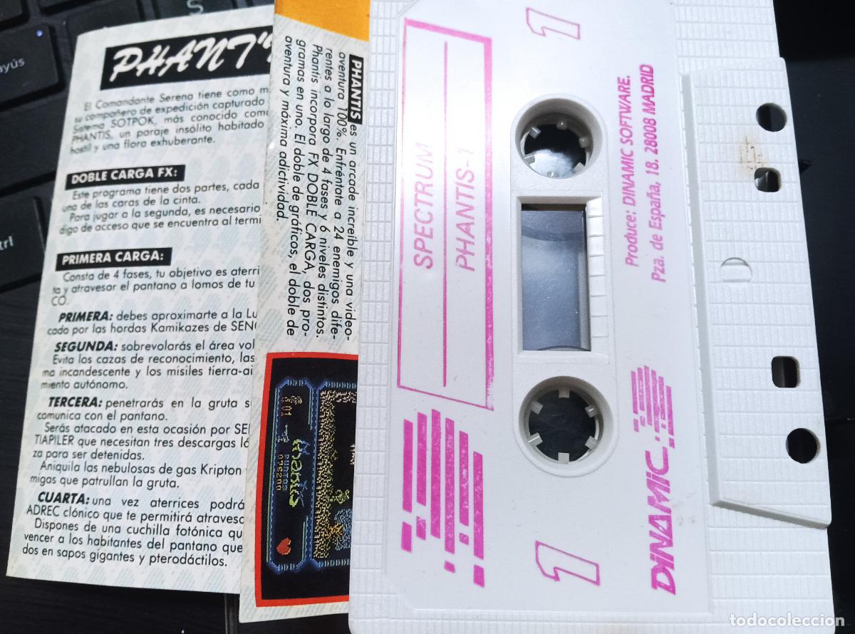 Videojuegos y consolas: PHANTIS - SPECTRUM SPANISH VERSION - DINAMIC - ALFONSO AZPIRI - - Foto 2