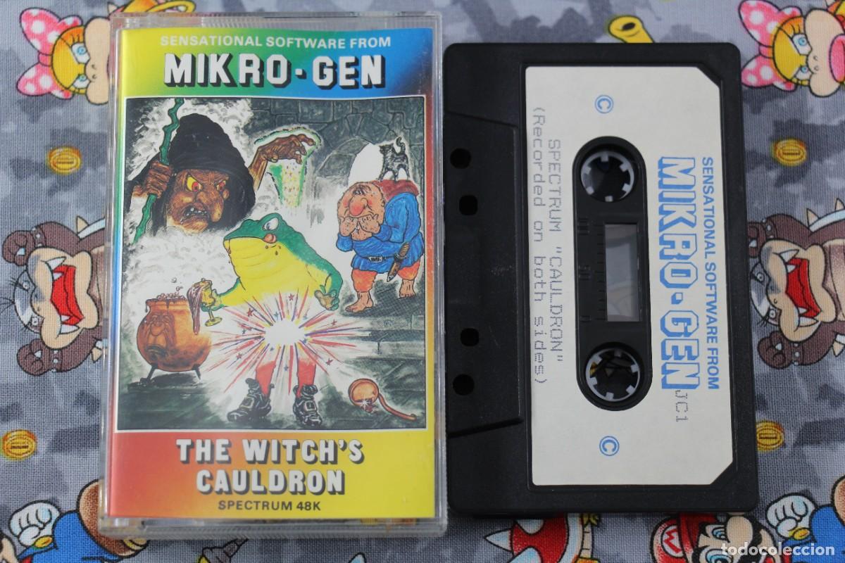 Videojuegos y consolas: SPECTRUM MIKRO-GEN THE WITCHS CAULDRON EN INGLES - Foto 1